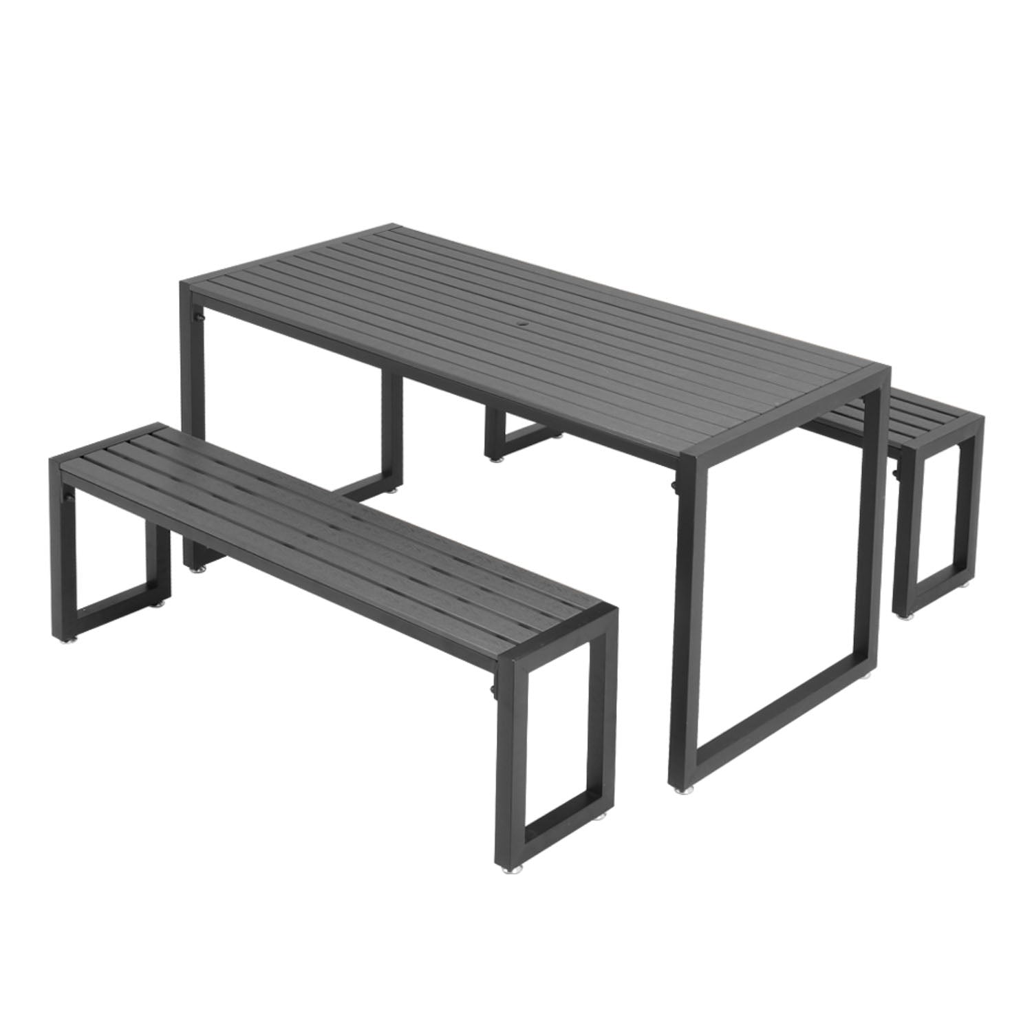6 Seater Dining Table and Bench Set