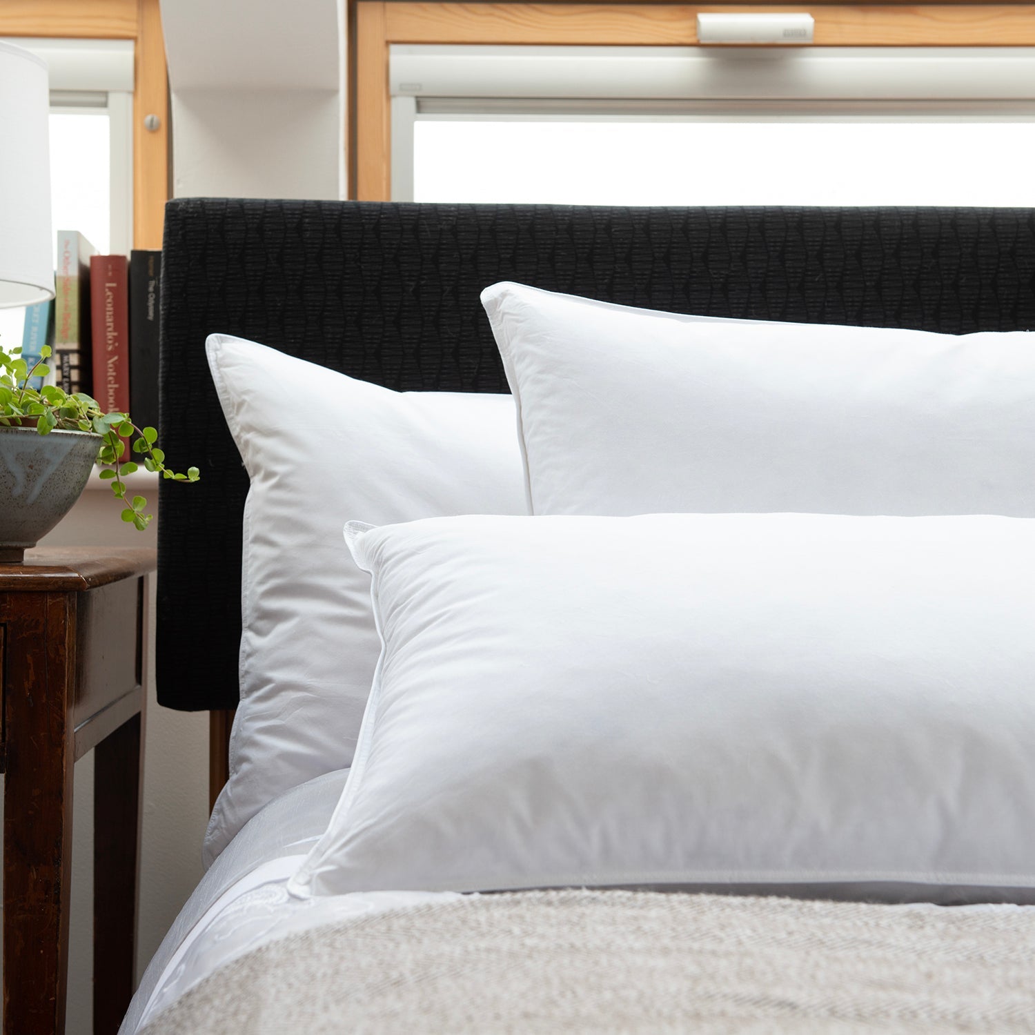 The Lyndon Company Signature Duck Feather and Down Pillow - Medium Support