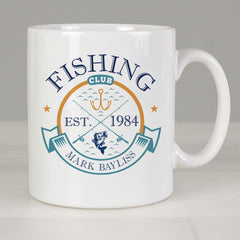 Personalised Fishing Club Mug