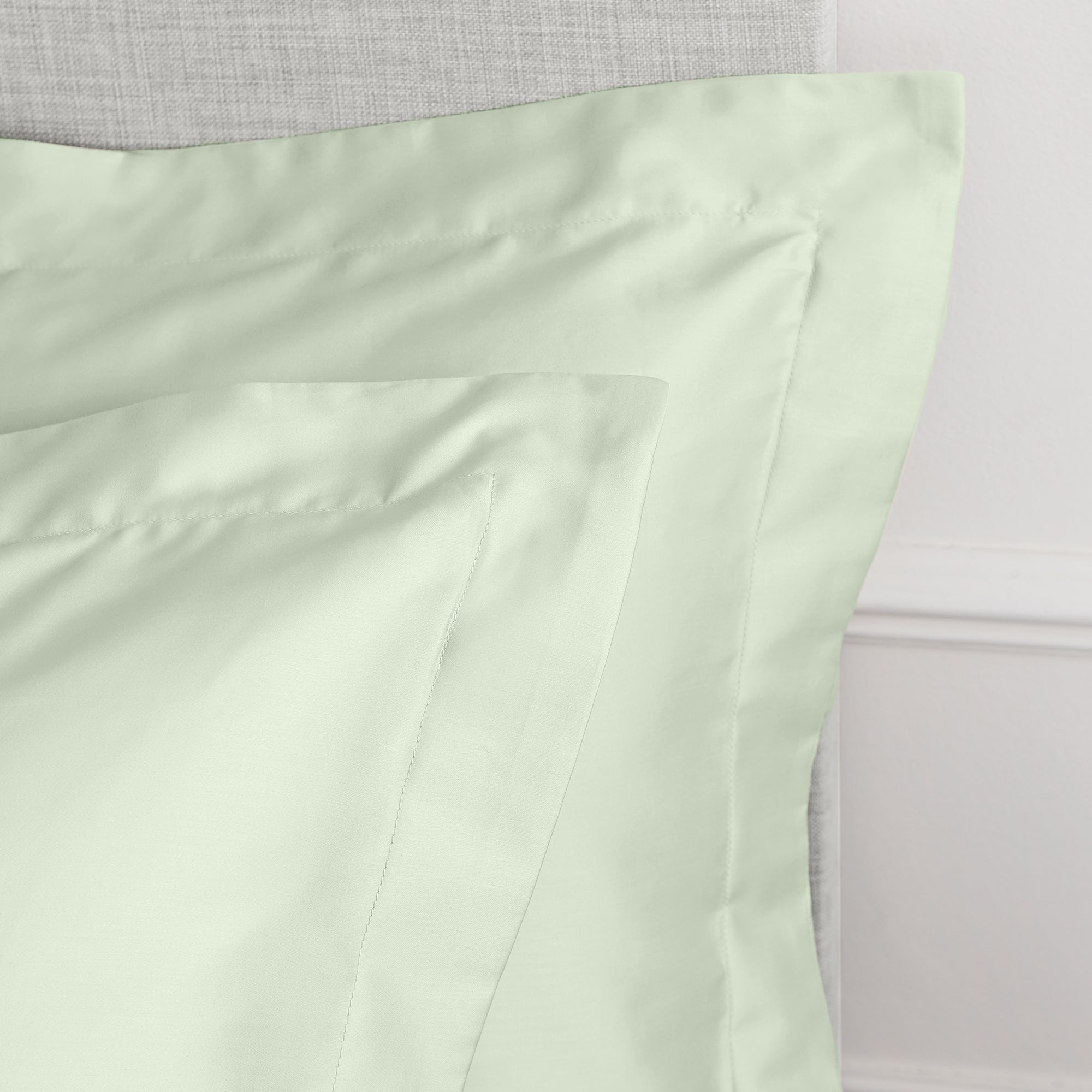 Bianca Green 400TC 100% Cotton Sateen Oxford Pillowcase Pair