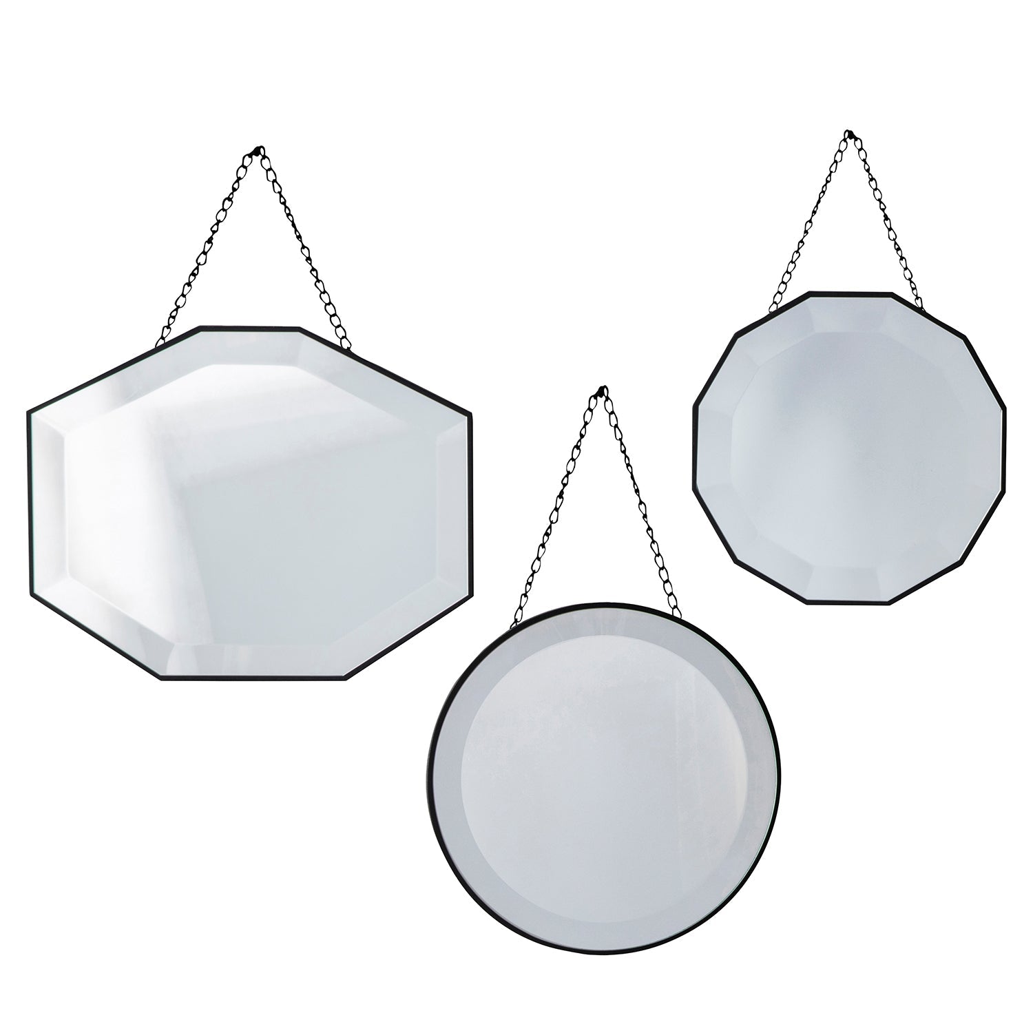 Haines Scatter Wall Mirrors (Set of 3)