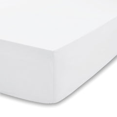 Bianca White 200TC TENCEL™ Lyocell Deep (30cm) Fitted Sheet