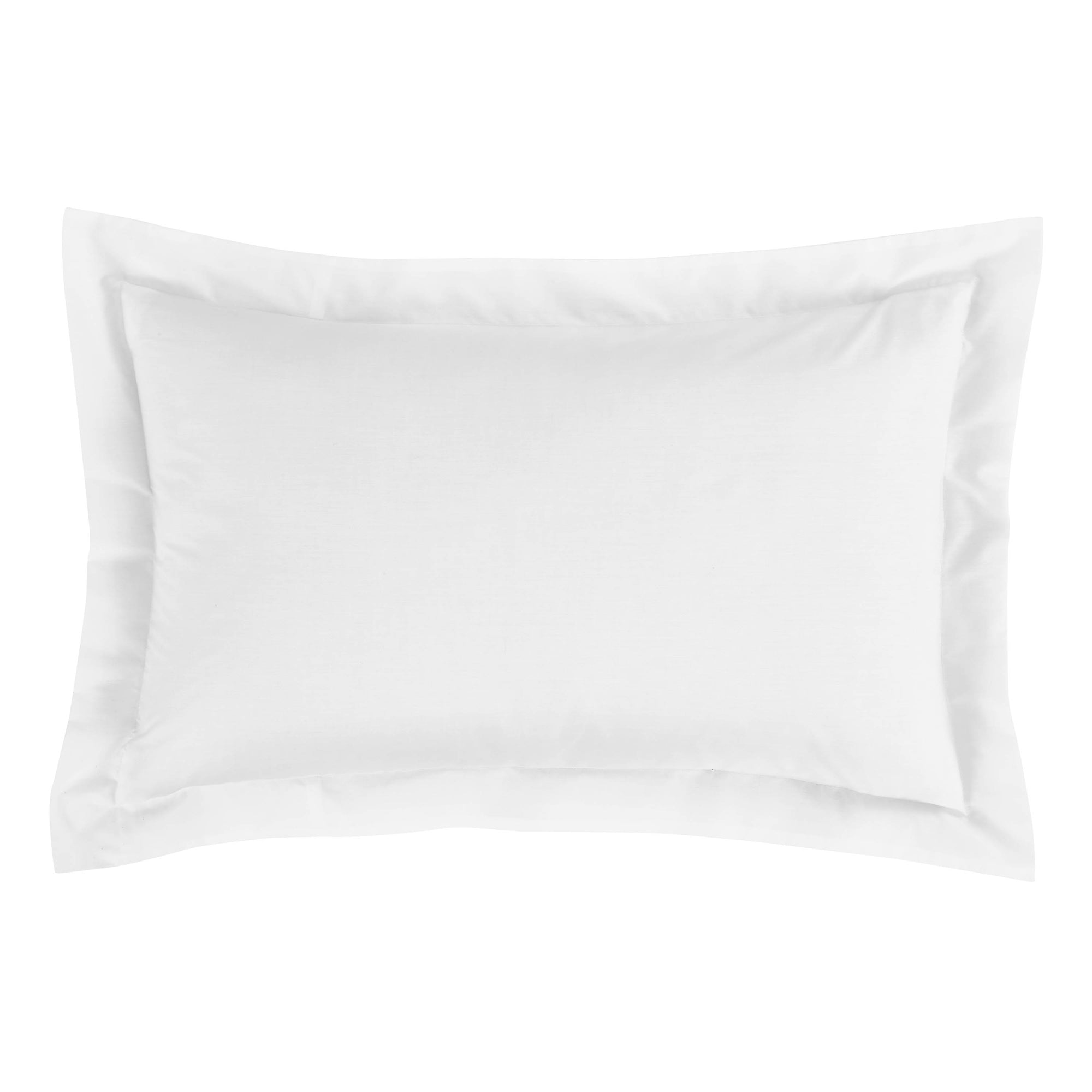 Bianca White 180 Thread Count Egyptian 100% Cotton Oxford Pillowcase