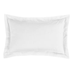 Bianca White 180 Thread Count Egyptian 100% Cotton Oxford Pillowcase