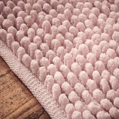 Bianca Aspen Pink Bobble Bath Mat