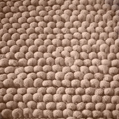 Bianca Aspen Natural Bobble Bath Runner