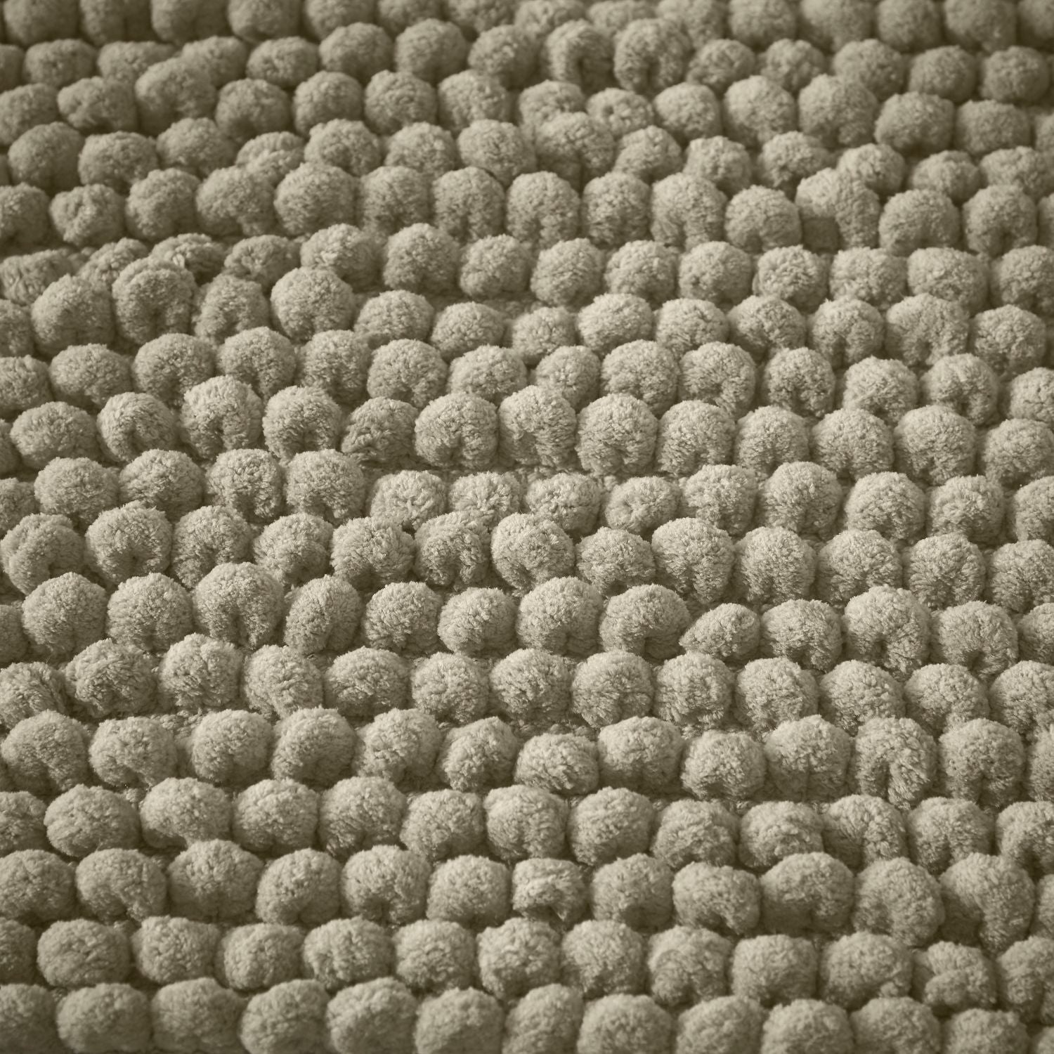 Bianca Aspen Sage Green Bobble Bath Runner