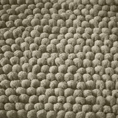 Bianca Aspen Sage Green Bobble Bath Runner