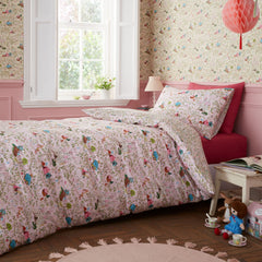 Belle & Boo Fairytale Pink Reversible Kids Cotton Duvet Set