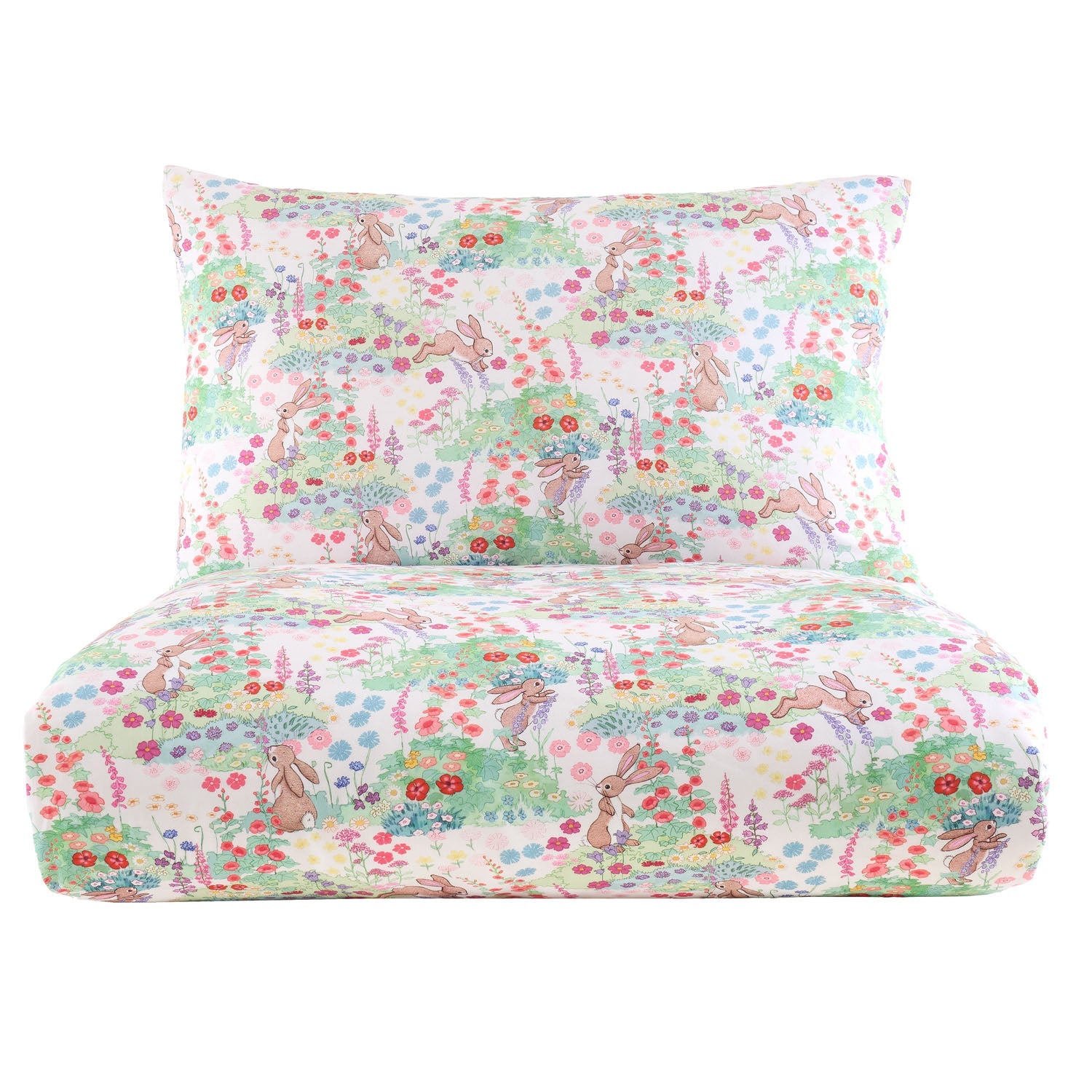 Belle & Boo Meadow Bunnies Kids Cotton Duvet Set