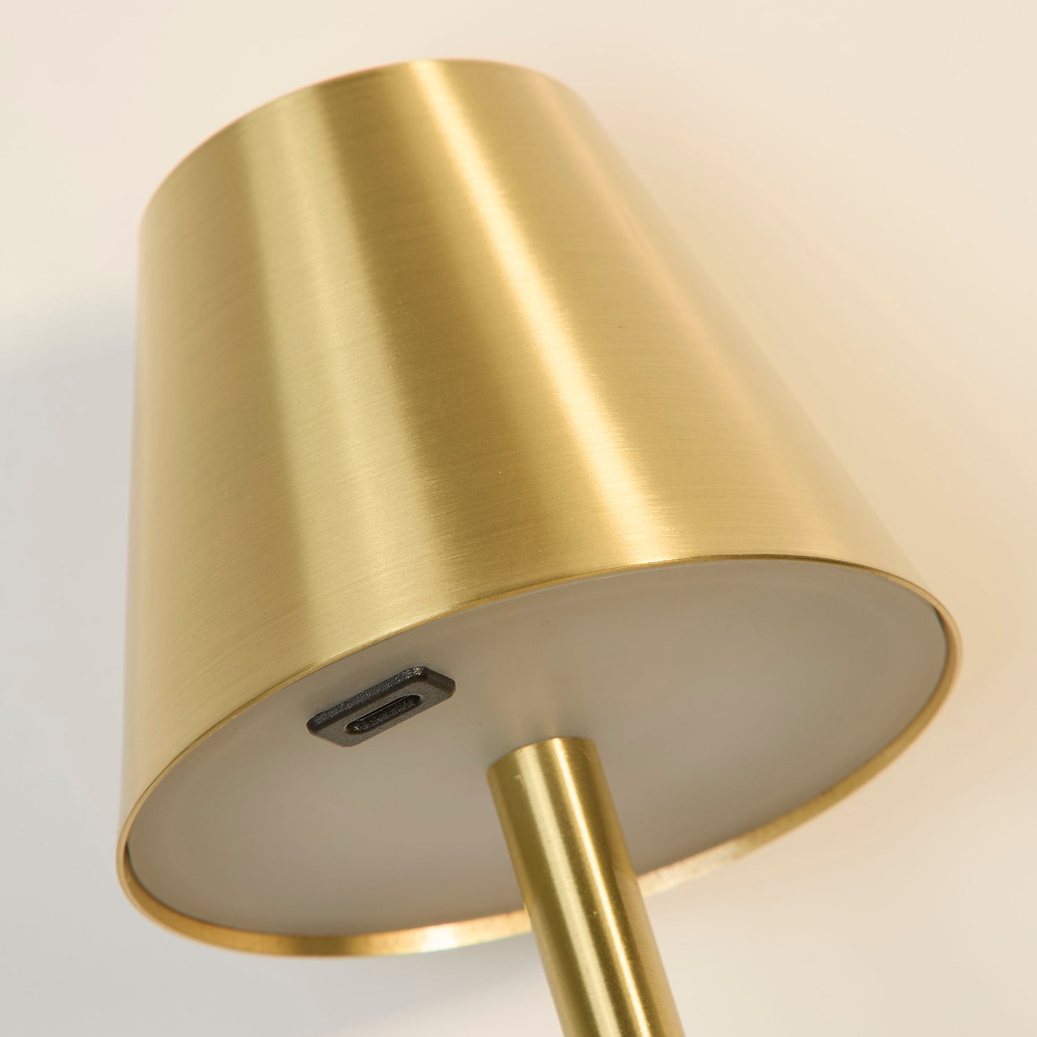 Diablo Rechargable Portal Brass Table Lamp