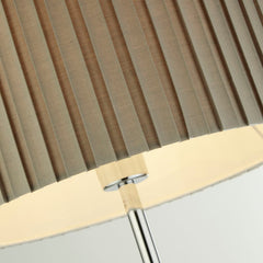 Chrome Grey Shade Floor Lamp