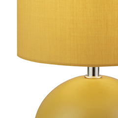 Ochre Ceramic Table Lamp