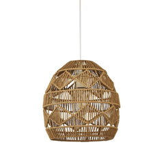 Diamond Pattern Rattan Easifit Light Shade