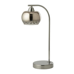 Rose Chrome Glass Table Lamp