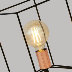 Geometric Wire Table Lamp