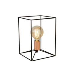 Geometric Wire Table Lamp