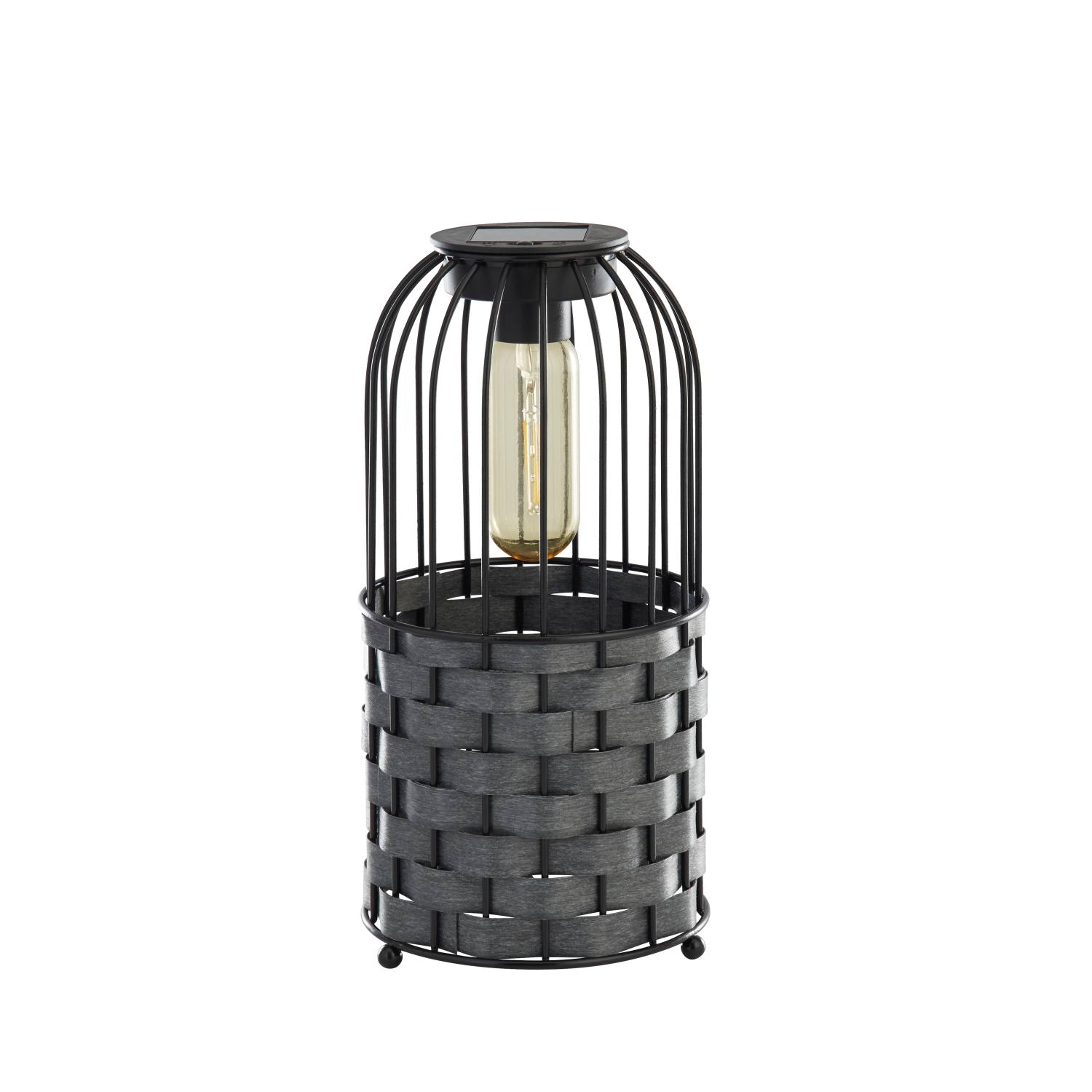 Small Rattan Solar Lantern