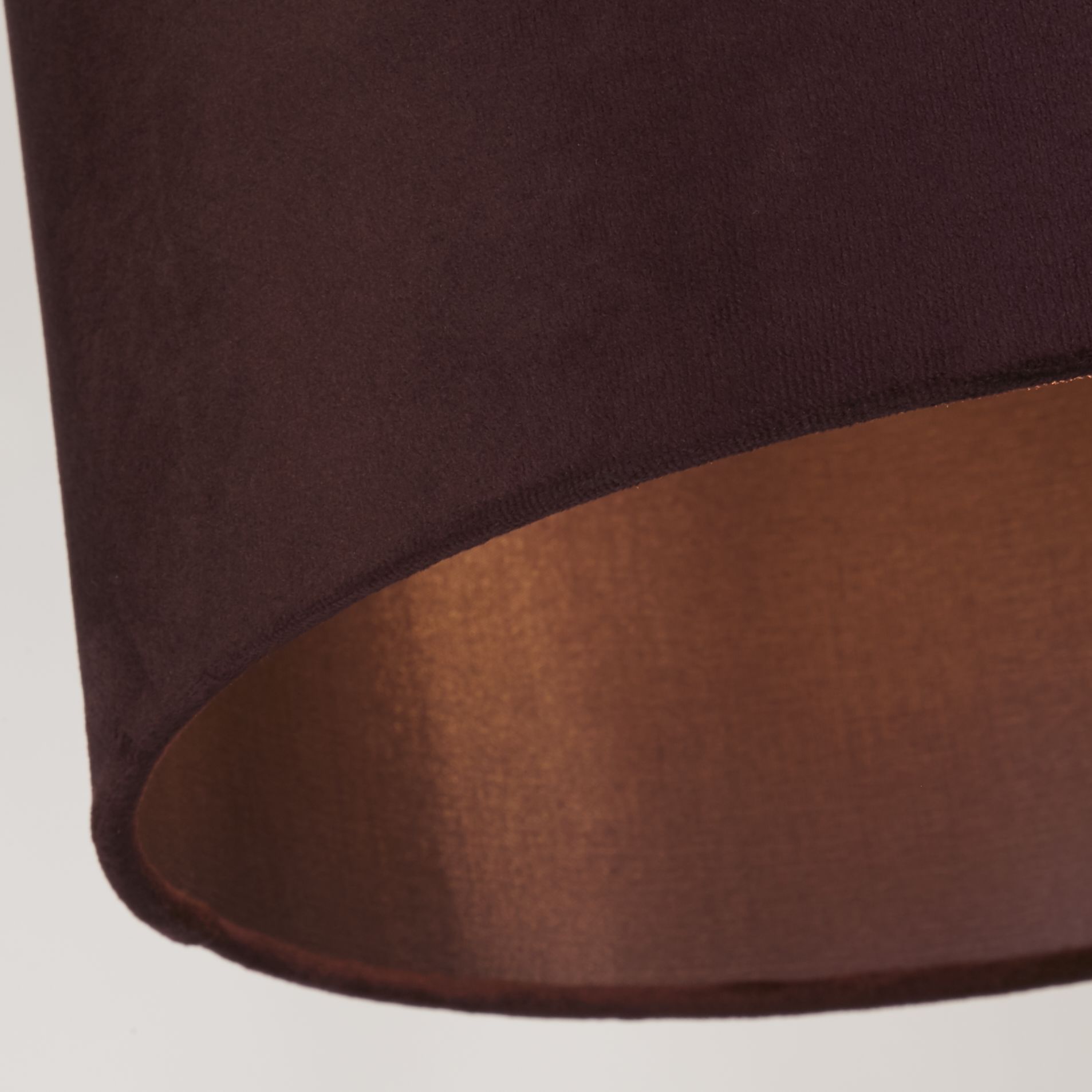Plum Velvet Drum Light Shade (30cm)