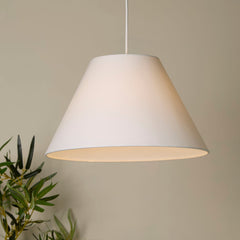 White Coolie Light Shade (28cm)