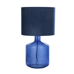 Blue Glass Table Lamp