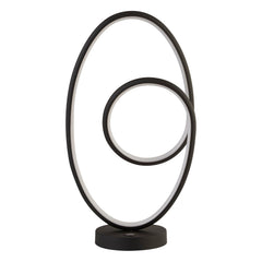 Orbit Glow Black LED Table Lamp
