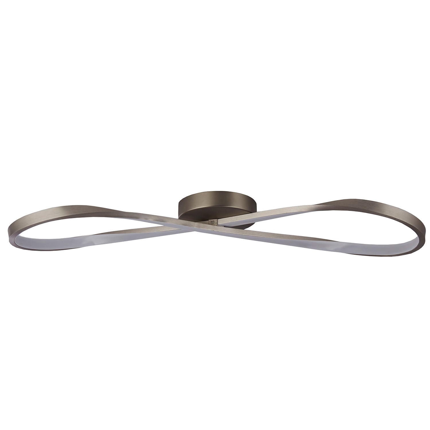 Orbit Glow Silver LED Ceiling Light