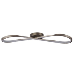 Orbit Glow Silver LED Ceiling Light