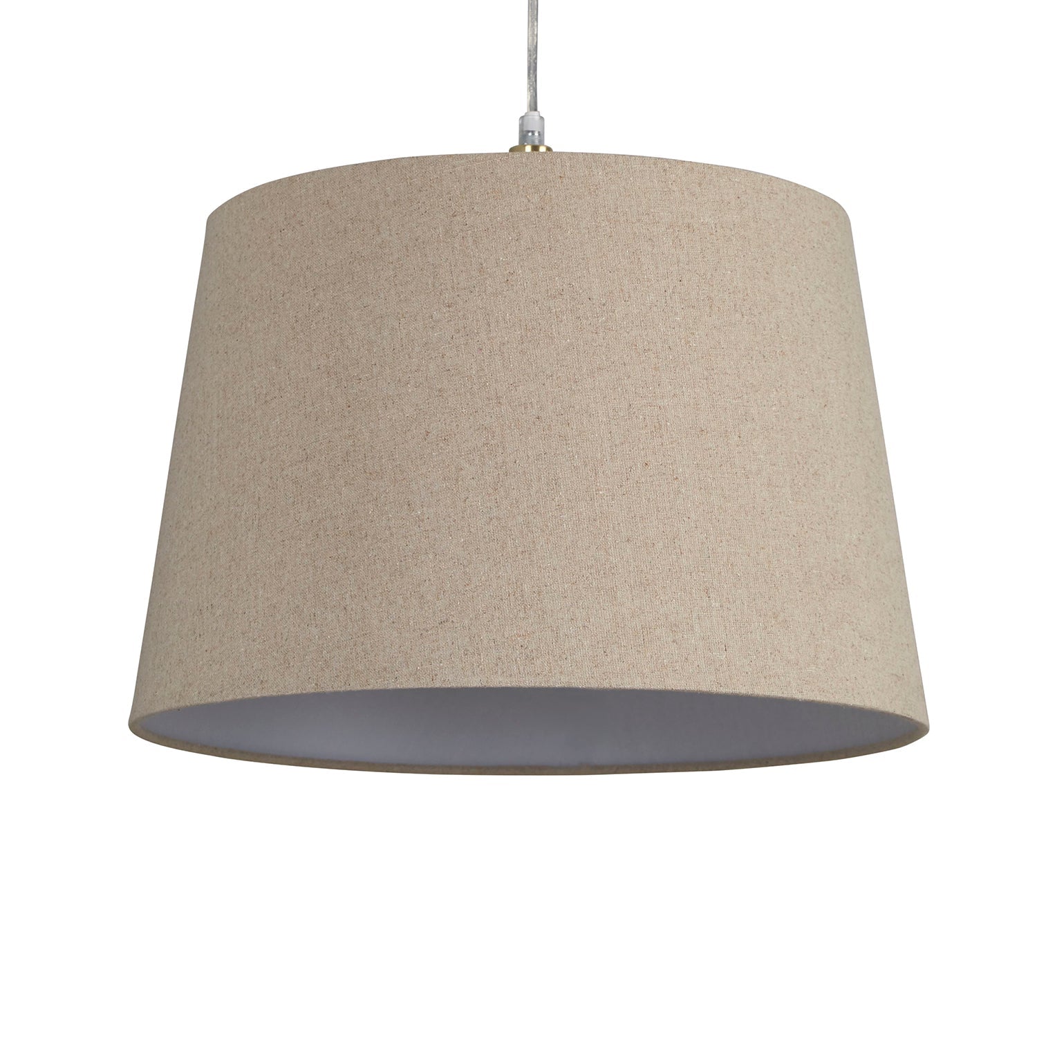 Oakfield Natural Linen Tapered Drum Easy Fit Shade