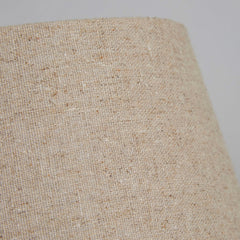 Oakfield Natural Linen Tapered Drum Easy Fit Light Shade