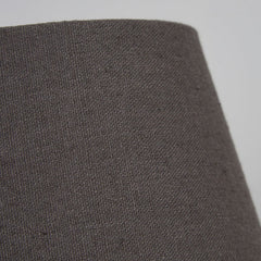 Oakfield Grey Linen Tapered Easy Fit Drum Shade