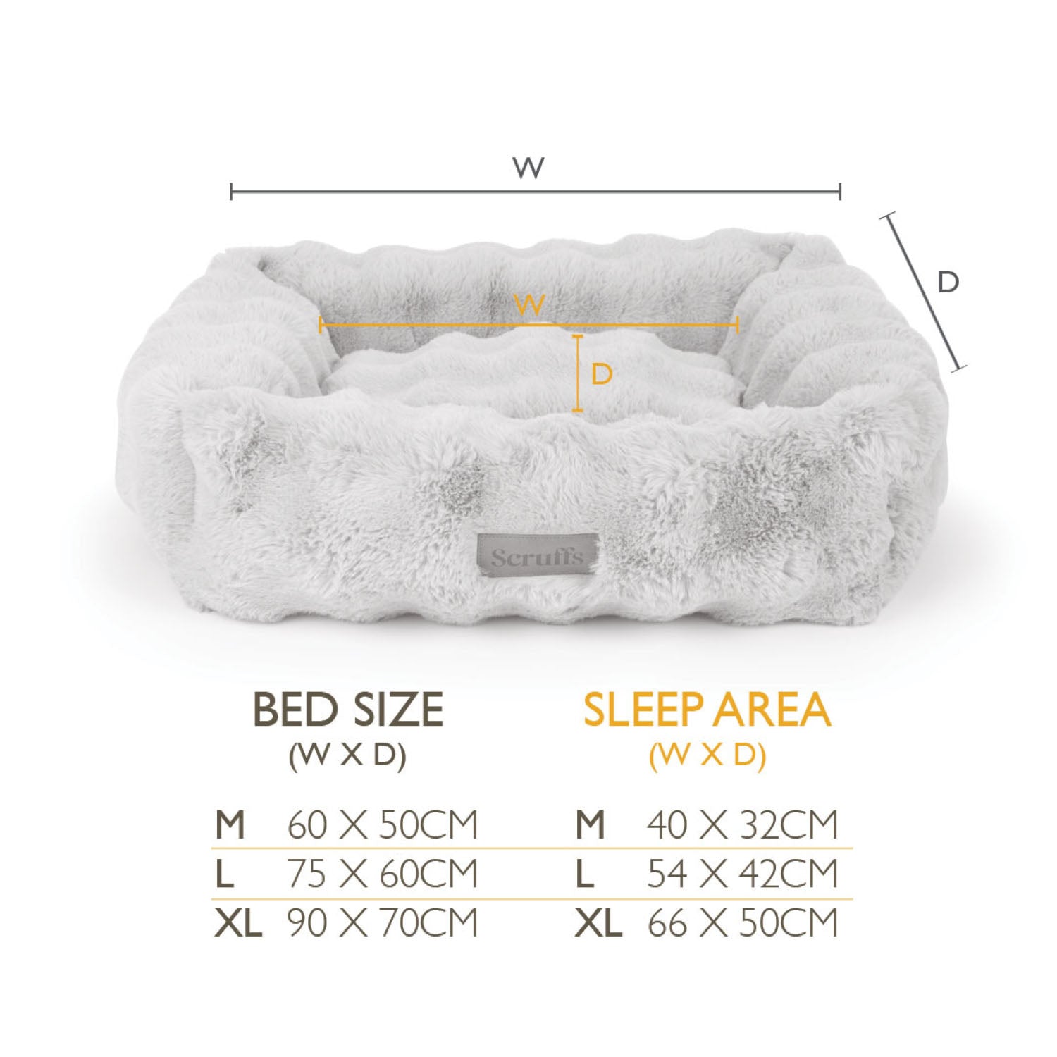 Scruffs Alpine Taupe Box Pet Bed