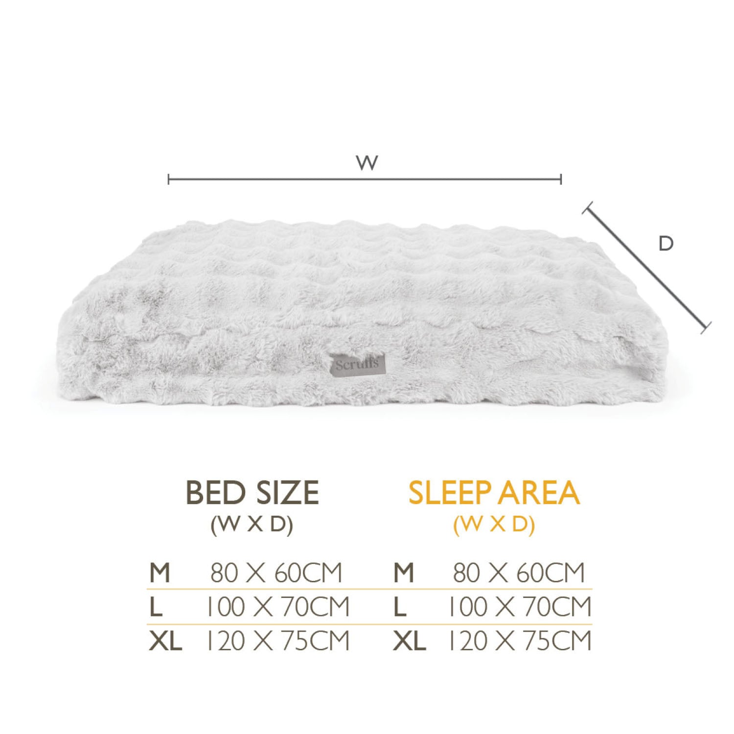 Scruffs Alpine Taupe Dog Mattress