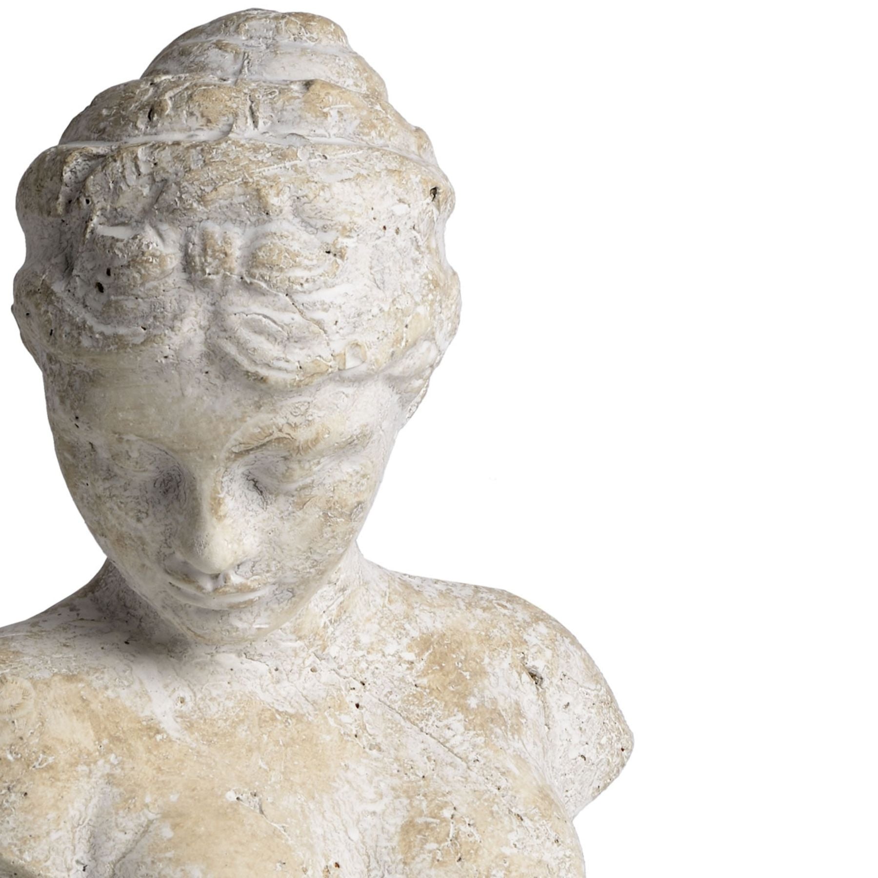 Stone Effect Woman's Head Icon