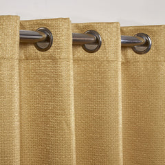 Ambiance Ochre Thermal Eyelet Curtains