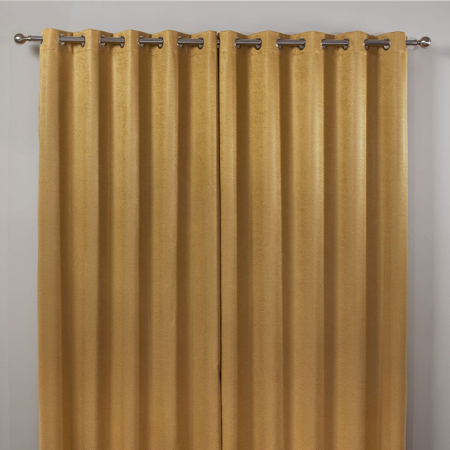 Ambiance Ochre Thermal Eyelet Curtains