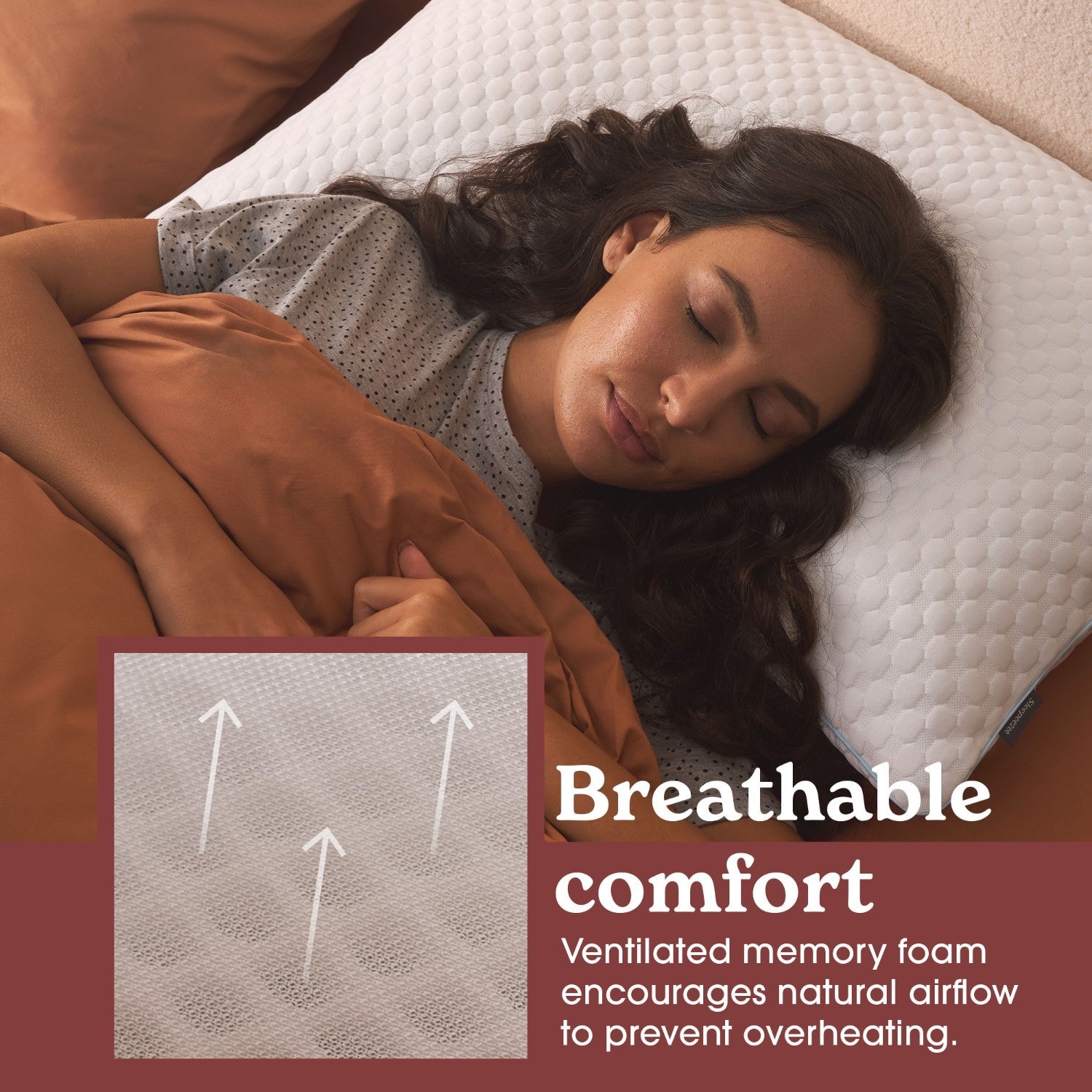 Sleepeezee All Seasons Support Memory Foam Pillow