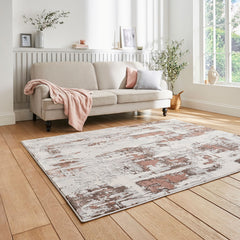 Apollo GR579 Grey/Rose Rug