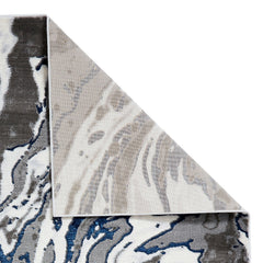 Apollo GR584 Grey/Navy Rug
