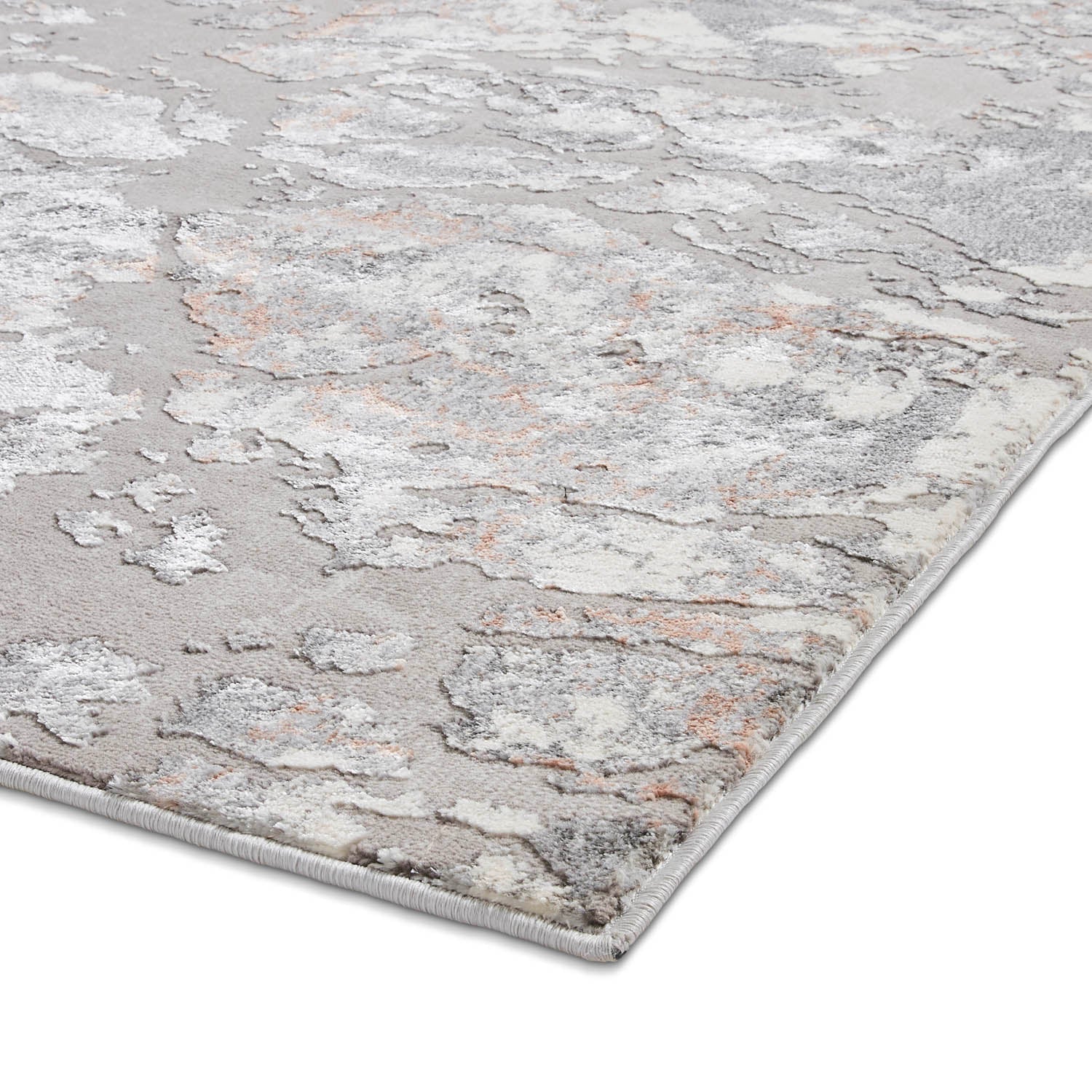 Apollo 2677 Grey/Rose Rug