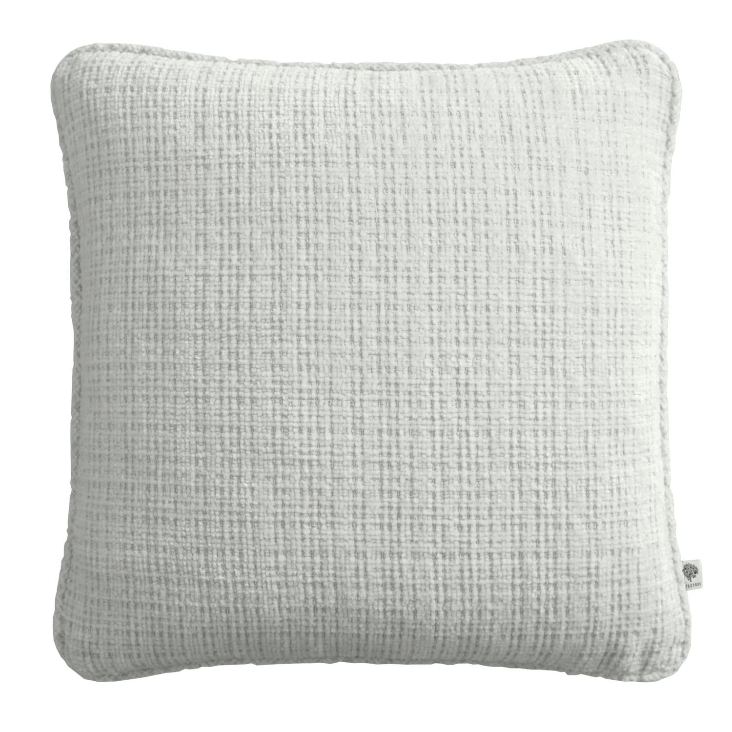 Alba Ivory Chenille Cushion (43cm x 43cm)