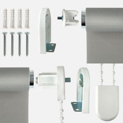Grey Blackout Roller Blind