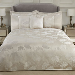 Blossom Cream Embellished Jacquard Duvet Set