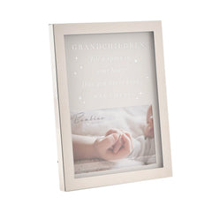 Bambino Grandchildren Pink Metal Plated Photo Frame (4"x6")
