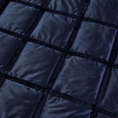 Brighton Square Navy Velvet Duvet Set