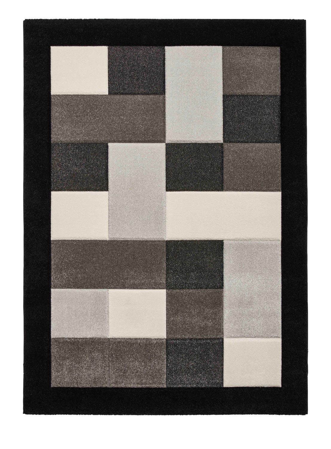 Brooklyn BRK04 Black/Grey Rug