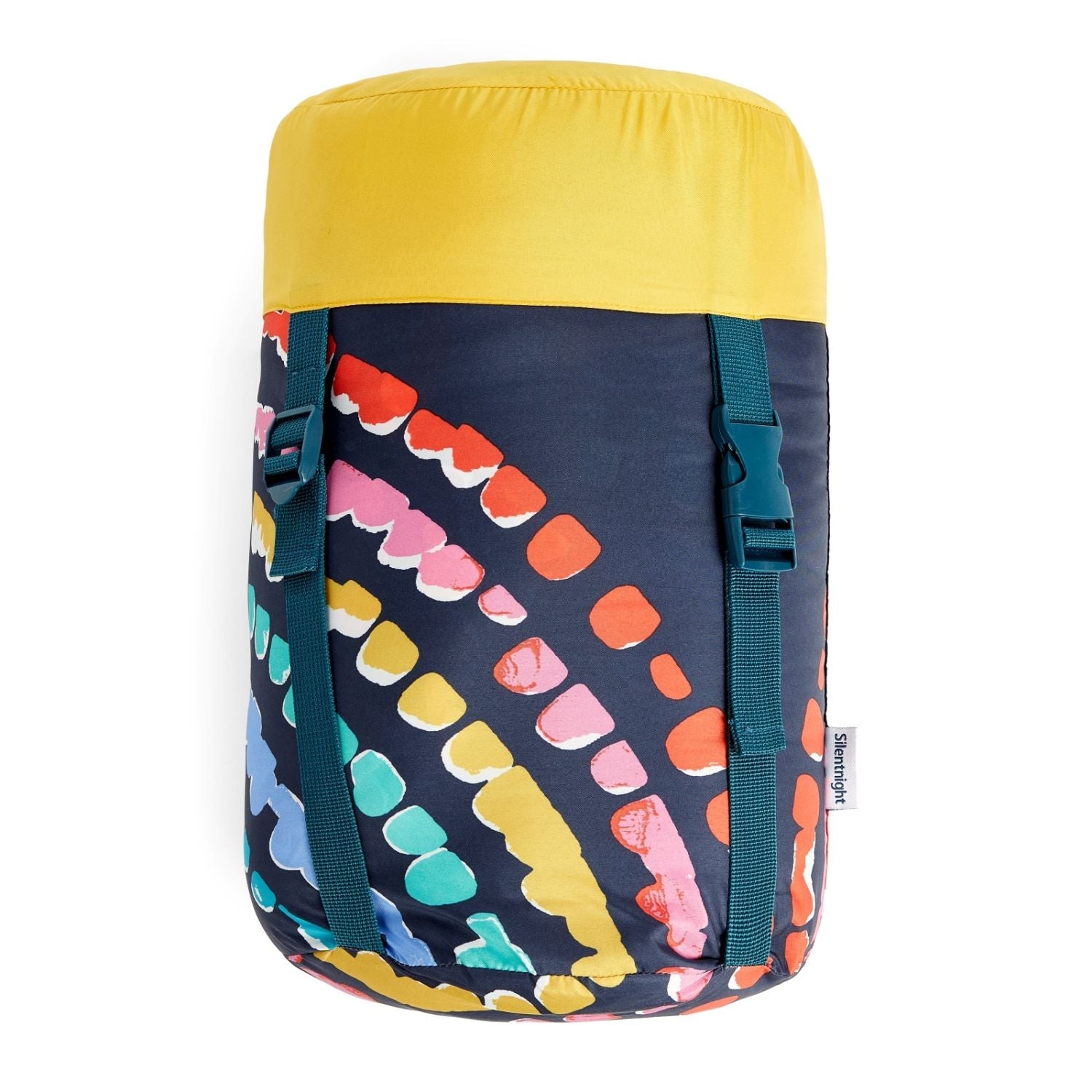 Silentnight Camping Collection Rainbow Print Kids Sleeping Bag