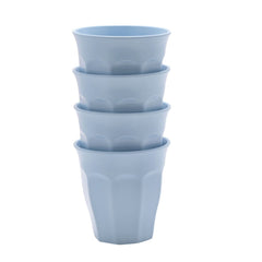 Country Living Set of 4 RPET Cups - Sky Blue