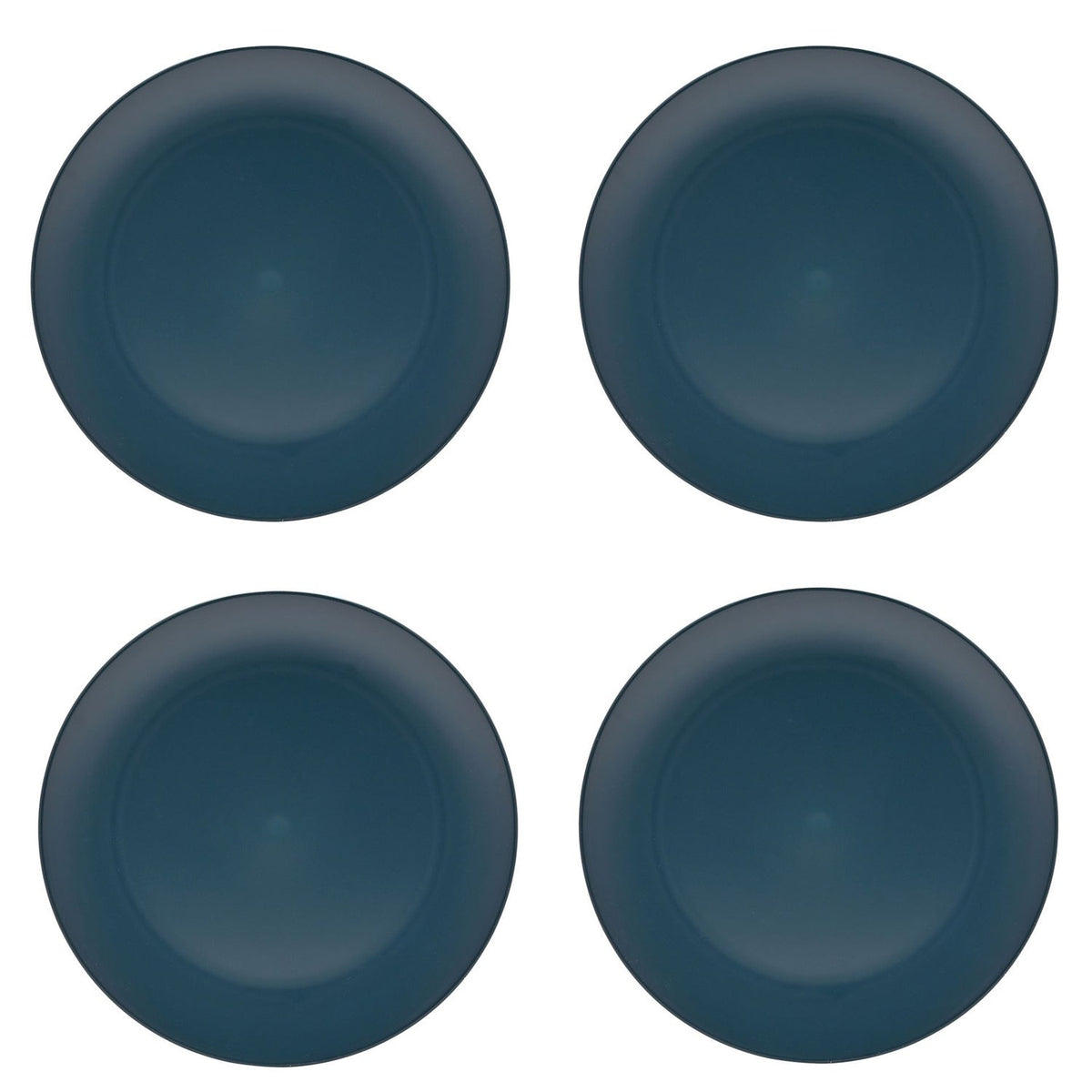 Country Living Set of 4 RPET Plates - Navy Blue