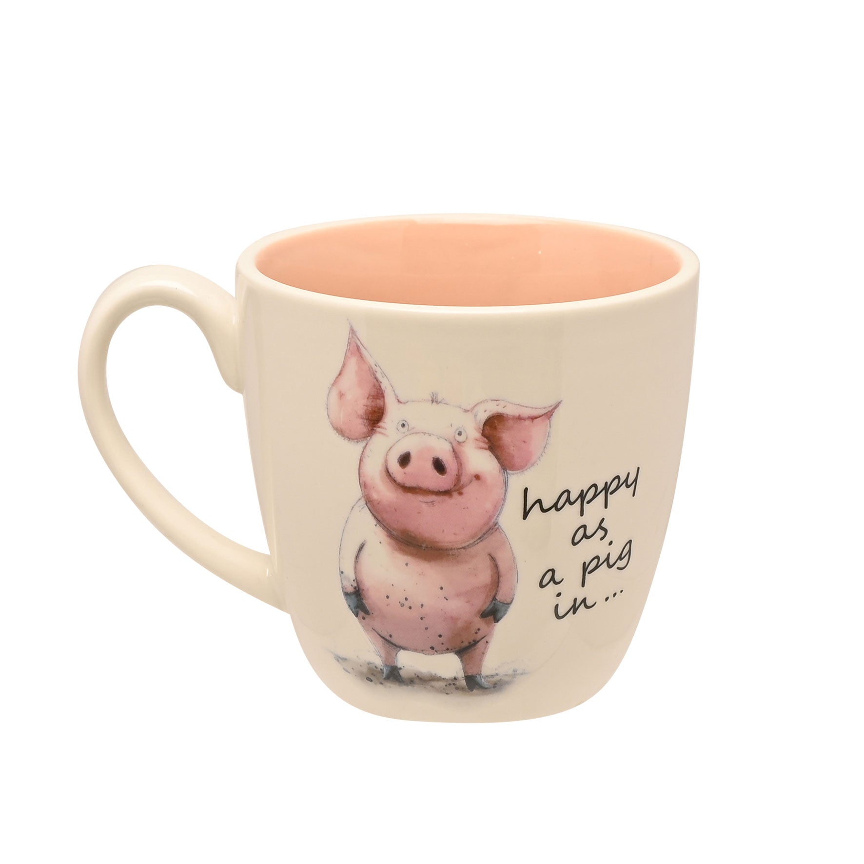 The Funny Farm Mug Happy as a Pig